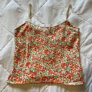 Floral tank top